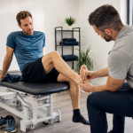 Tratamiento de fascitis plantar en consulta de fisioterapia